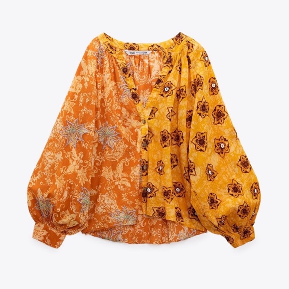 Zara | Boho Floral Blouse - Picture 8 of 9